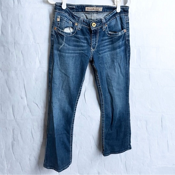Big Star Y2K Low Rise Embroidered Boot Cut Western Jeans 29 Short - Picture 2 of 4